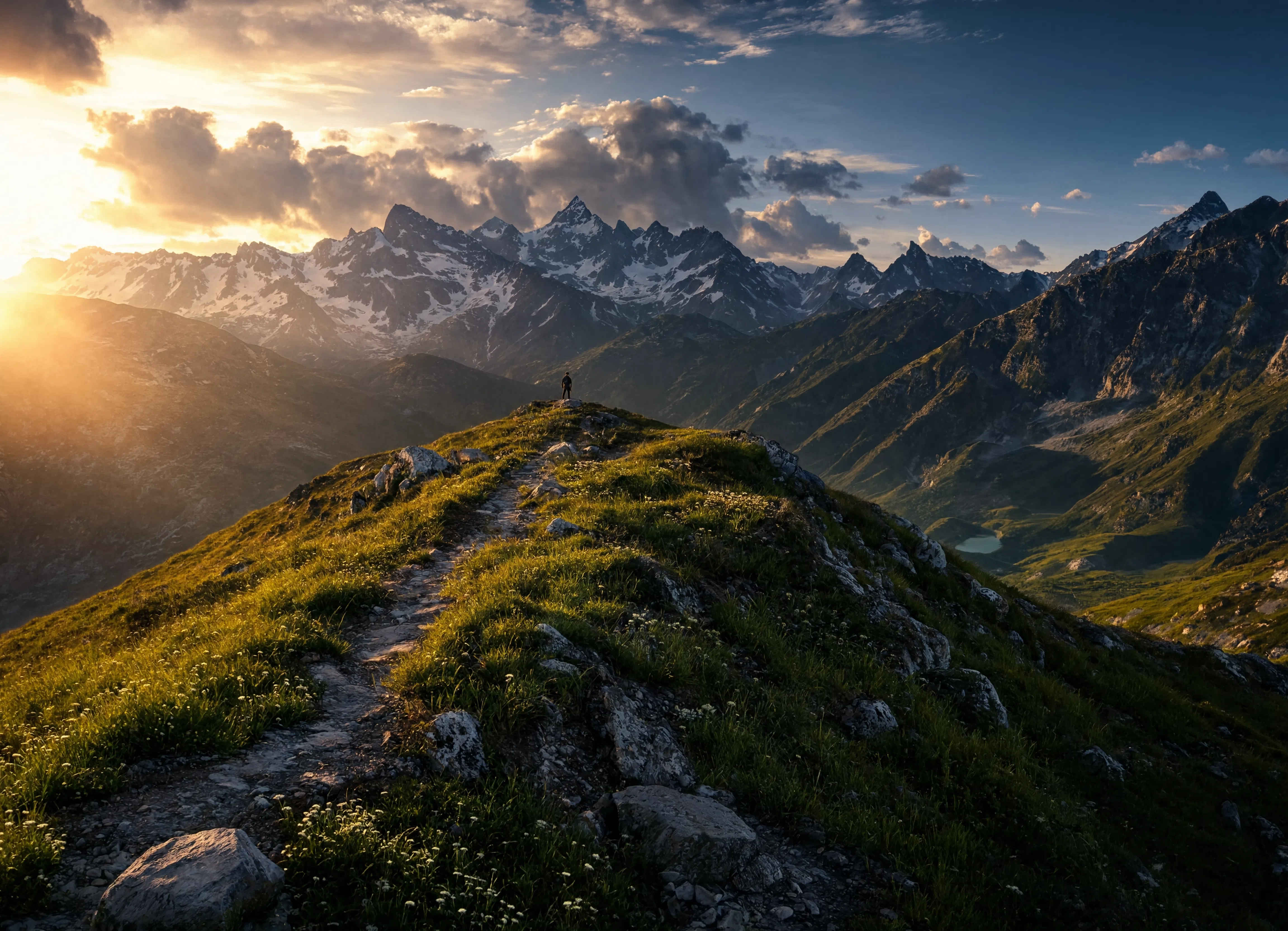 Bayerische Alpen — Wandern auf Gipfeln über dem Nebelmeer